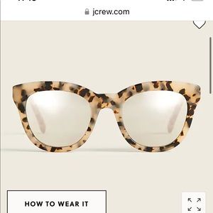 J.Crew Cabana Oversized Sunglasses